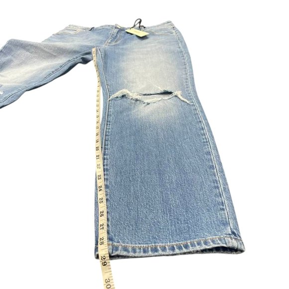 Rolla's Australia NWT Women's Medium Wash Mid Rise Miller Cropped Jeans 32/28 - Picture 9 of 16